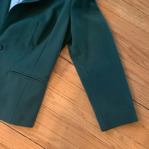 Kensie Women's Dark Green Single-Button Blazer Sz M - Picture 11 of 16